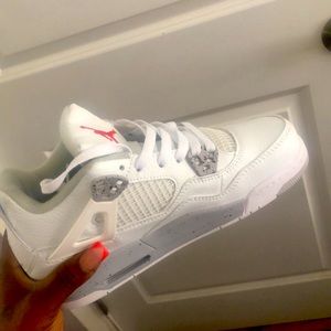 Jordans white size 6